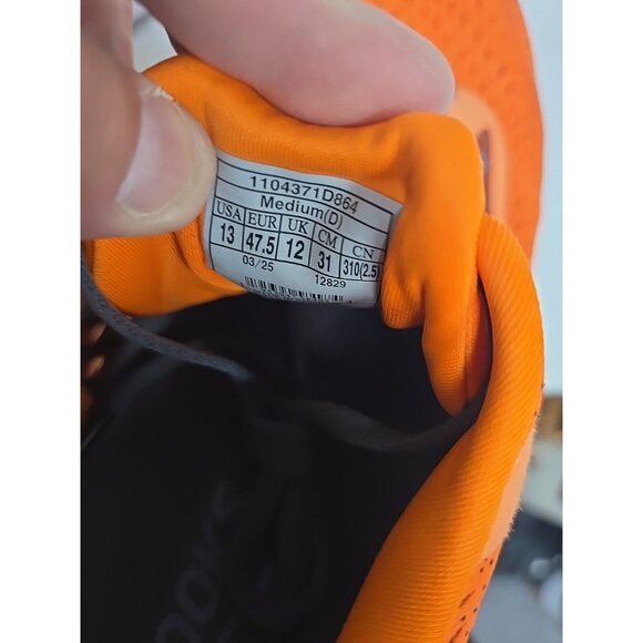 Brooks Men's Adrenaline GTS 24 1104371D864 Running Shoe Orange/Black Size 13D - Picture 4 of 7